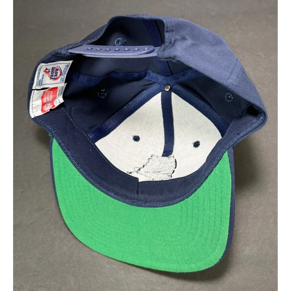 Front Row Penn State Hat Mens OSFA Navy Blue Nittany Lions Vintage Snapback Cap